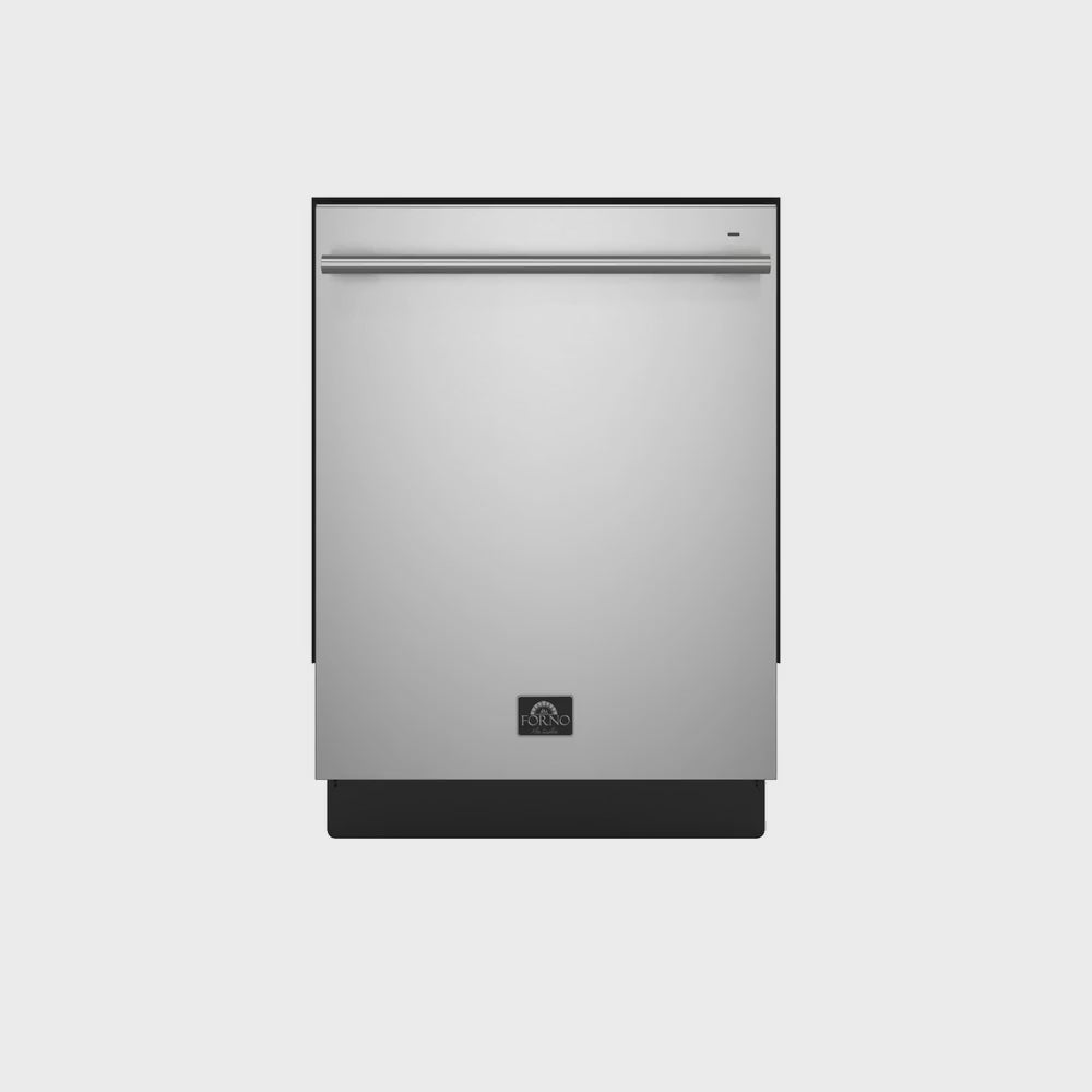 Forno Espresso Package - 30" Electric Range, Under Cabinet Range Hood, 31" Refrigerator and Tall Tub Dishwasher, FBDL-010-01US