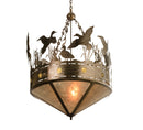 Meyda 16"W Ducks in Flight Inverted Pendant 50143