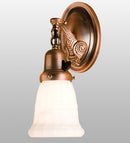 Meyda 4.5"W Mansfield Floral Wreath Wall Sconce '50633