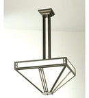 Meyda 18"Sq Prairie Loft Semi-Flushmount '50662