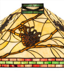 Meyda 14"Sq Pinecone Mission Shade '50686