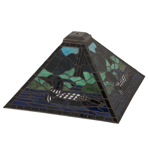 Meyda 17" Square Loon Shade '50691