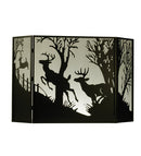 Meyda 62"W X 40"H Deer on the Loose Fireplace Screen '50971
