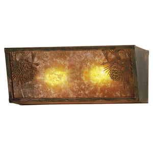 Meyda 16"W Winter Pine Vanity Light '51690