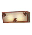 Meyda 16"L Maple Leaf Vanity Light '51692