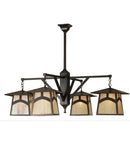 Meyda 47"W Stillwater Hill Top 4 LT Chandelier '52069
