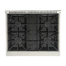 Kucht Signature 30" Pro-Style Dual Fuel Range in White Oven Door & Rose Gold KDF302-W-ROSE