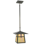 Meyda 12"Sq Stillwater Cross Mission 1 LT Pendant '60266