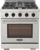 Kucht 30-Inch Gas Range in Stainless Steel with Black Knob (KFX300-K)