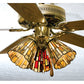 Meyda 5"W Delta Jadestone Fan Light Shade '65093