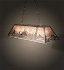 Meyda 60" Long Leaping Trout Oblong Pendant '65179