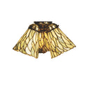 Meyda 5"W Willow Jadestone Fan Light Shade '65623