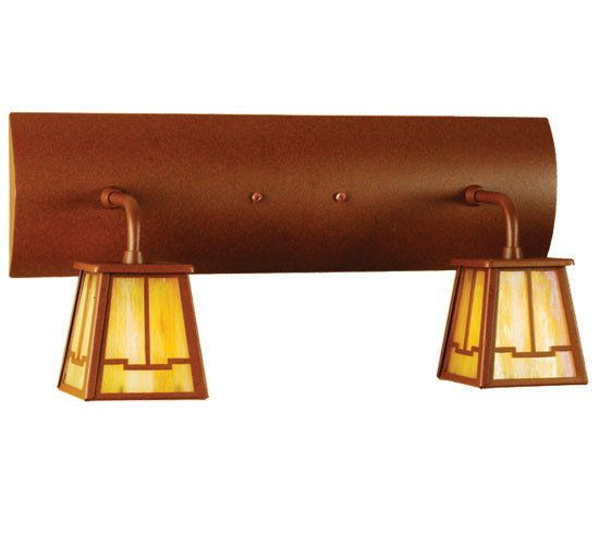 Meyda 18"W Bungalow Valley View 2 LT Vanity Light '66086
