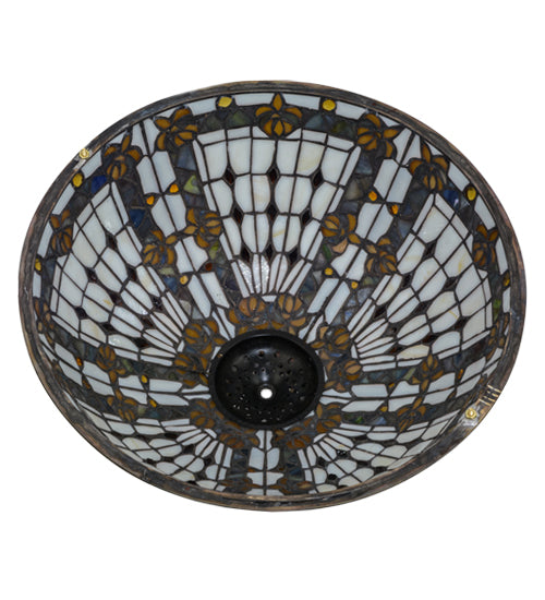 Meyda 16"W Fleur-de-lis Shade '66377