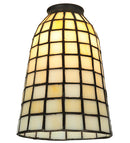 Meyda 5" Wide Terra Bone Shade '156860