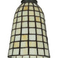 Meyda 5"W Geometric Beige Shade '67039