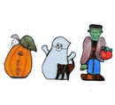 Meyda 4.75" High Halloween 3 Pieces Tea Light Set '67657