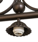 Meyda 67.5"L Georgia Scroll 3 LT Island Pendant Hardware '68210