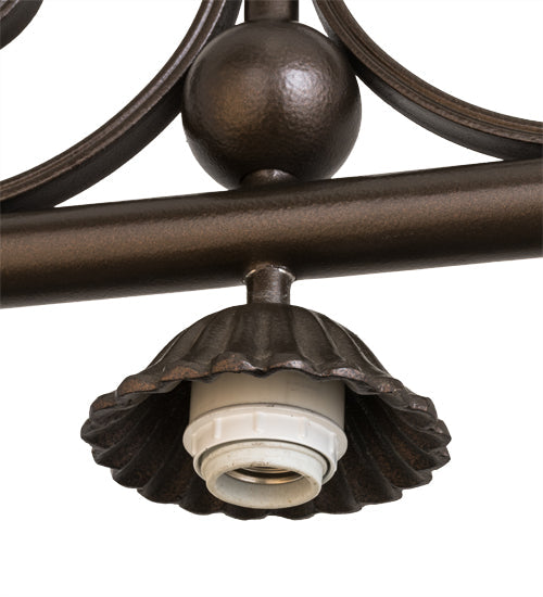 Meyda 67.5"L Georgia Scroll 3 LT Island Pendant Hardware '68210