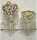 Meyda 11"H Fabric & Fringe Floral Night Light '68563