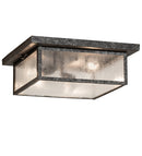 Meyda 17" Square Mission Prime 3 Light Flushmount '68927