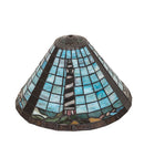 Meyda 14"W LIGHTHOUSE CONE SHADE '69252