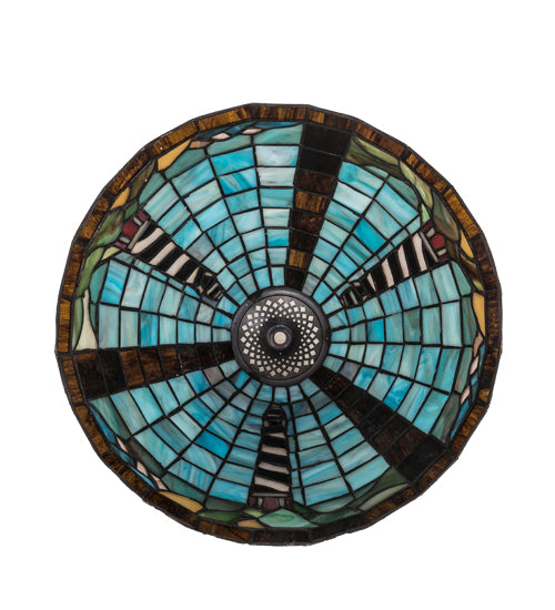 Meyda 14"W LIGHTHOUSE CONE SHADE '69252