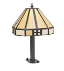 Meyda 15"H Geometric Newel Post Mount '69292