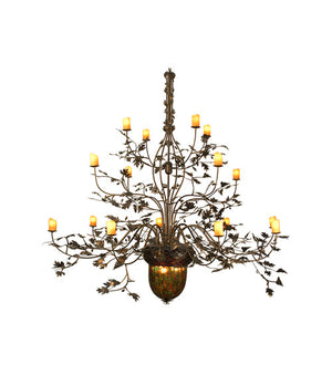 Meyda 100" Wide Greenbriar Oak 16 Arm Chandelier '69366 '
