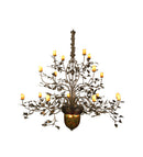 Meyda 100" Wide Greenbriar Oak 16 Arm Chandelier '69366 '