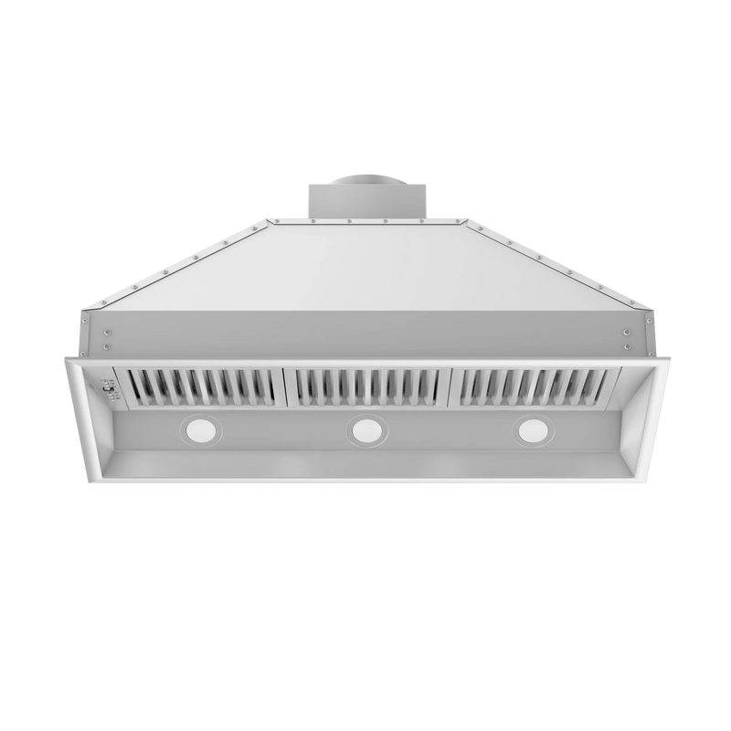ZLINE 40-Inch Ducted Remote Blower Range Hood Insert in Stainless Steel (698-RS-40-400)