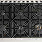 Kucht Signature 36" Gas Range in Stainless Steel with Black, Gold & Silver KNG361-K-GOLD