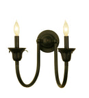 Meyda 16"W Dorset 2 LT Wall Sconce 71234