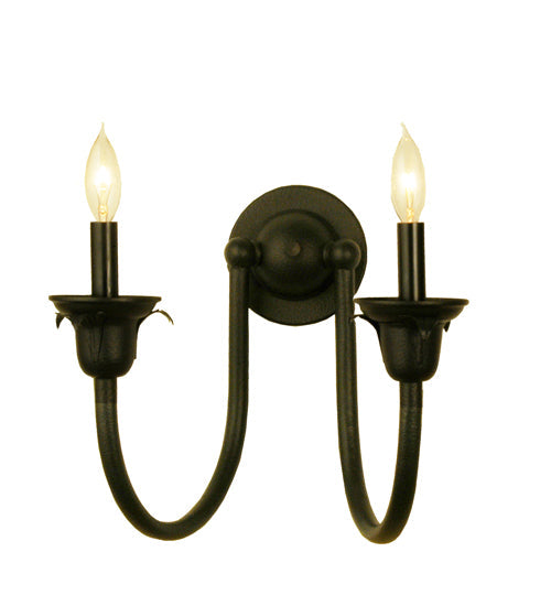 Meyda 16"W Dorset 2 LT Wall Sconce 71234