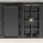 Kucht 48-Inch Gas Range in Stainless Steel with Blue Knob (KFX480-B)