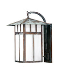 Meyda 15" Wide Seneca Double Bar Mission Curved Arm Wall Sconce 72463