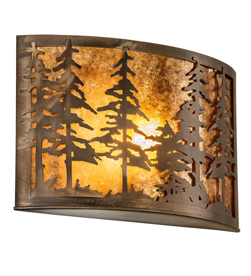 Meyda 18"W Tall Pines Wall Sconce 73870