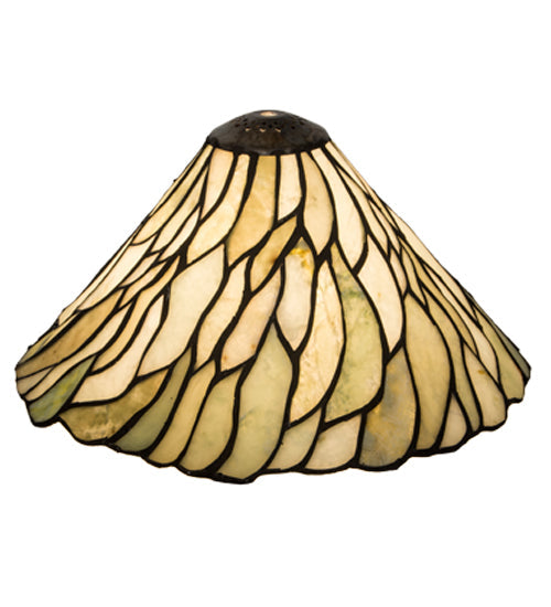 Meyda 12" Wide Willow Jadestone Shade '74023