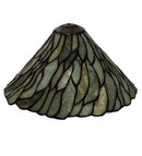 Meyda 12" Wide Willow Jadestone Shade '74023