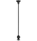 Meyda 5"W Revival Craftsman Brown on Brass Deco Ball Pendant Hardware