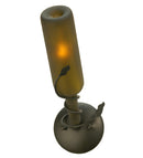 Meyda 5"W Tuscan Vineyard Frosted Green Wine Bottle Wall Sconce 79869