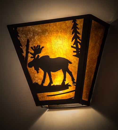 Meyda 13" Wide Moose Creek Wall Sconce '81105