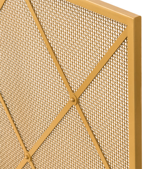 Meyda 45" Wide X 36" High Diamonds Fireplace Screen 81242