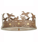 Meyda 16"W Ducks in Flight Fan Light Fixture 81509
