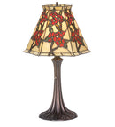 Meyda 19"H Oriental Peony Accent Lamp 81620