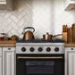 Kucht Signature 30" Gas Range with Convection Oven in Black with Black Knobs & Gold Handle KNG301-K-GOLD