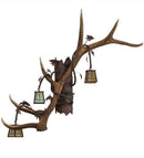 Meyda 46" Wide Antlers Elk 3 Light Wall Sconce- 82834