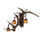 Meyda 46" Wide Antlers Elk 3 Light Wall Sconce- 82834