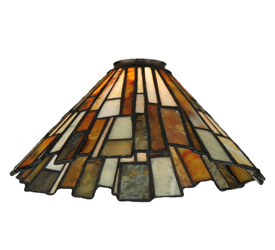 Meyda 13" Wide Delta Jadestone Shade '82852