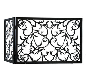 Meyda 34"W X 23"H Vine Fireplace Screen 97928